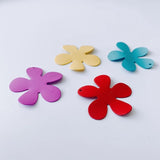DIY Jewelry Accessories Ins Spray Paint Flower Petal Pendant Earrings
