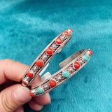 Nepal Ornament Silver Pine Bracelet Retro Ethnic Style