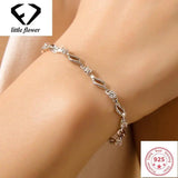 S925 Silver Diamond Bracelet Gemstone Anillos Bizuteria Bague pulseras