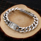 Silver Horse Whip Chain Body Men's Bracelet Retro Bracelet