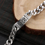 Silver Horse Whip Chain Body Men's Bracelet Retro Bracelet