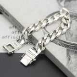 RetroSen Silver Men Bracelet Chinese Style Couple Jewelry