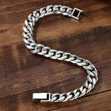 Sterling Silver Horse Whip Bracelet Hip-hop Retro Ring