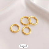 DIY Braided Hand Rope Snap Ring - Set of 5