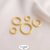 DIY Braided Hand Rope Snap Ring - Set of 5