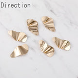 Geometric Ellipse Copper Earrings