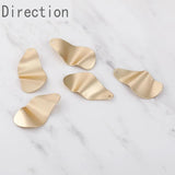 Geometric Ellipse Copper Earrings