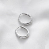 18K Plated Small Earring Clasp DIY Circle Earring Material 2pcs