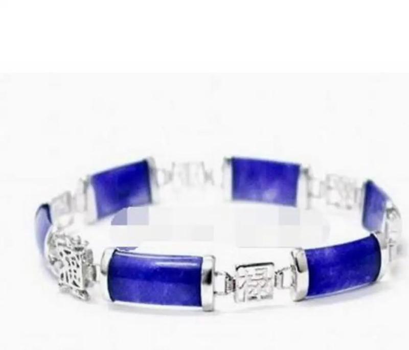 Fortune Stone Longevity Luck Link Clasp Bracelet