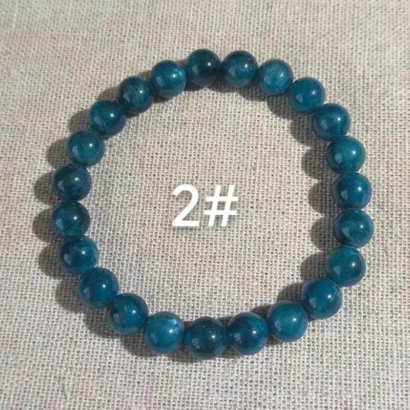 Natural Apatite Bead Bracelet Fine Jewelry