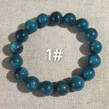 Natural Apatite Bead Bracelet Fine Jewelry