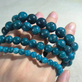 Natural Apatite Bead Bracelet Fine Jewelry
