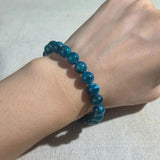 Natural Apatite Bead Bracelet Fine Jewelry