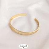 14K Copper Clad Hyperbolic Open Bracelet DIY Bracelet