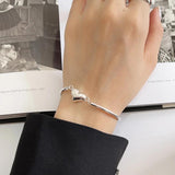 S925 Sterling Silver Love Bracelet Wedding Party Decoration