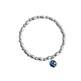 S925 Sterling Silver Beads Stretch Bracelets for Women