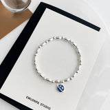 S925 Sterling Silver Beads Stretch Bracelets for Women