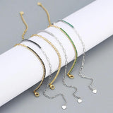925 Silver Vintage Rainbow Zircon Bracelet for Women