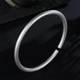 Solid Retro Bracelet Women Wedding Engagement Party Silver Jewelry