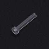10 Pcs Earring Clutch Anti Allergy Back Plugs Sleeve Tube Ears Safety Pad