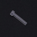 10 Pcs Earring Clutch Anti Allergy Back Plugs Sleeve Tube Ears Safety Pad