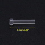 10 Pcs Earring Clutch Anti Allergy Back Plugs Sleeve Tube Ears Safety Pad