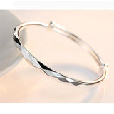 Silver999 Sterling Silver Women's Open Mouth Bracelet