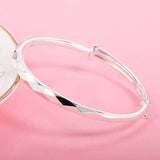 Silver999 Sterling Silver Women's Open Mouth Bracelet