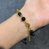 Natural Colorful Tourmaline Bracelet Ladies Jewelry Size Adjustable