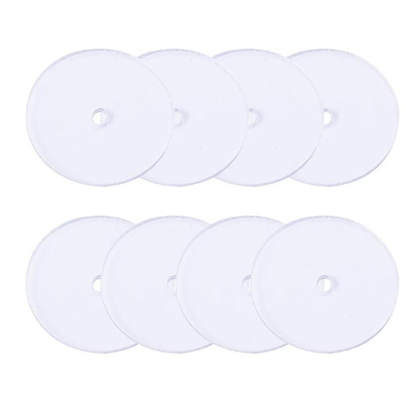 200Pcs Earring Disc Pads Clear Plastic Comfort Kit