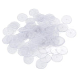 200Pcs Earring Disc Pads Clear Plastic Comfort Kit