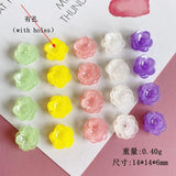 Japanese sweet flower beads for DIY phone shell hairpin