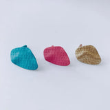 Macaron Healing Iron Spray Paint Earrings