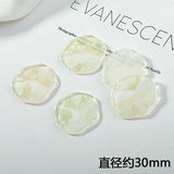 Glorious Wave Resin Earrings Pendant DIY Accessories 4pcs