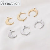 Copper Plated 14k Moon Pendant Jewelry Material