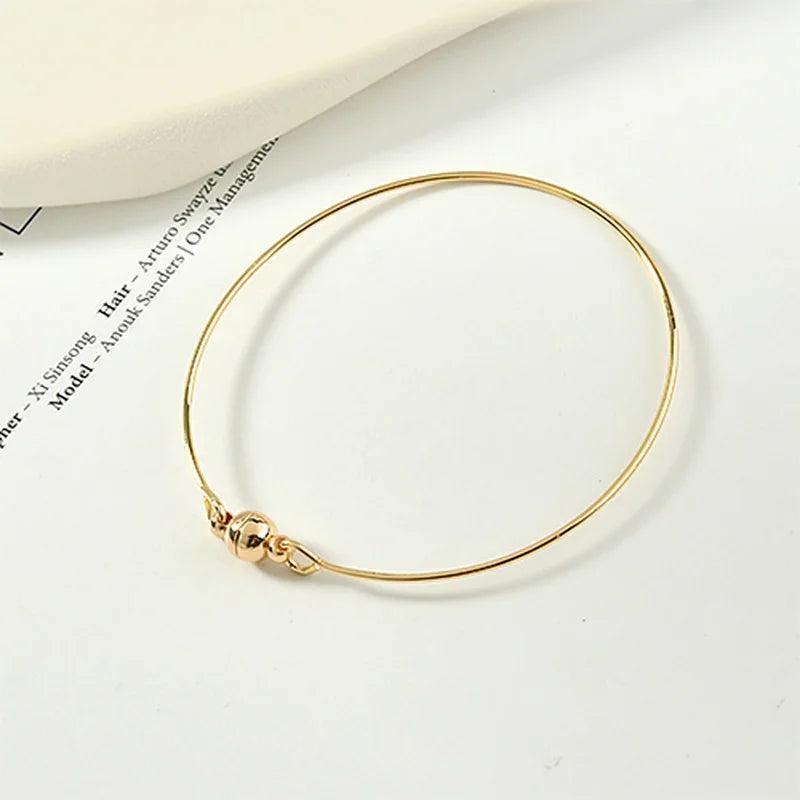 14k Gold-Plated Magnetic Buckle Bracelet DIY Material