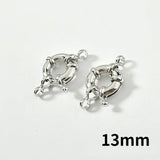 Gold-Plated Round Sailor Clasp DIY Pearl Necklace Bracelet End Clasp