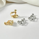 Real Baroque Copper-Plated Ear Clip DIY Earrings Material
