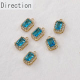 14k Geometric Diamonds Light Compact Pendant DIY Jewelry Accessory