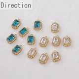 14k Geometric Diamonds Light Compact Pendant DIY Jewelry Accessory
