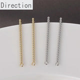 14k Filled Peas and Rice Chain with Pearl Earrings DIY Material