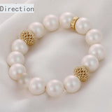 14K Color-Preserving Hollow Lantern Peas Beads DIY Bracelets Jewelry 6PCS