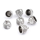 10pcs Antique Silver 12mm Cap Filigree Tassel End Caps Bead For DIY Jewelry