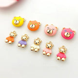 Bear Charm DIY Earring Accessories - Homemade Jewelry