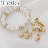 14k Retro Oval Beaded Diy Jewelry Material