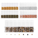 Mixed Crimp End Beads Round Stopper Spacer Beads For DIY Jewelry Making Kit