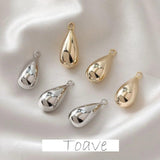 Gold-coated Drop Pendant DIY Earrings Necklace Material