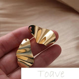 Gold-Clad Copper Plated Water Drop Pendant DIY Earrings Necklace Accessories
