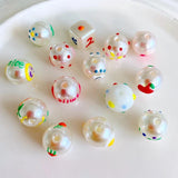 Japanese Ins Cartoon Pearl Beads DIY Jewelry Ear Accessories