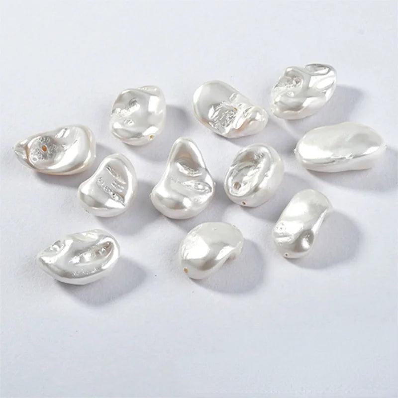 Shell Beads Irregular Straight Hole DIY Jewelry Making Material